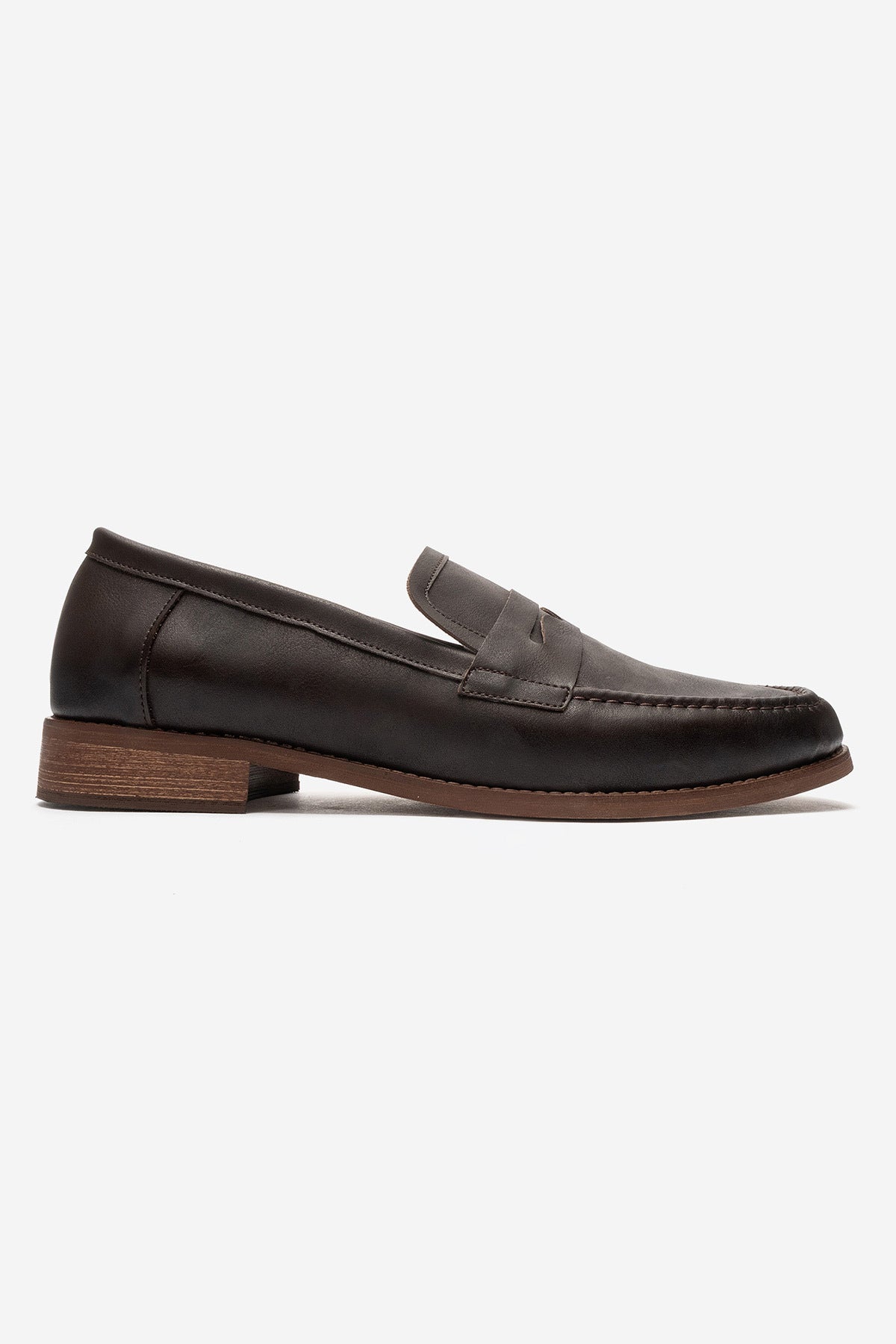 LUKKA SHOES Daniel Erkek Acı Kahve Nubuk El yapımı Makosen Loafer Ayakkabı