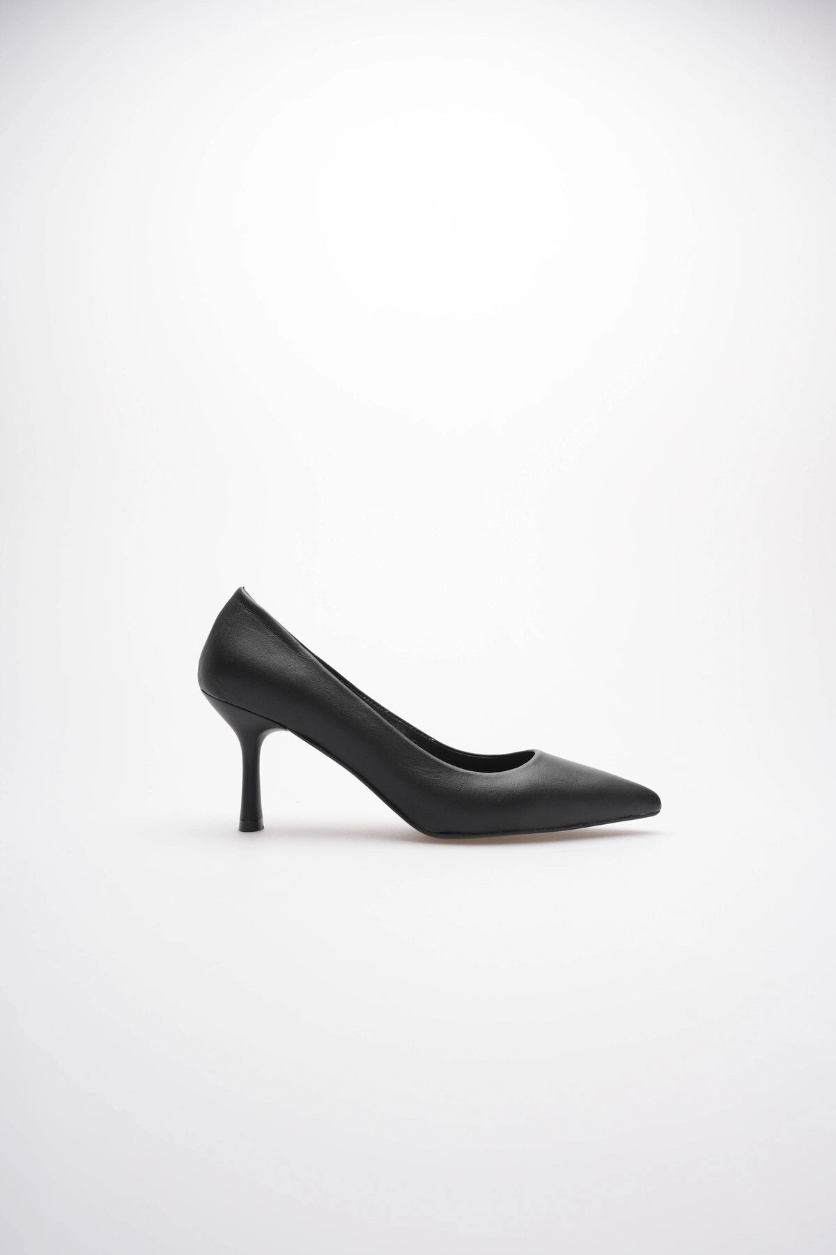 LUKKA SHOES Kadın Adal Siyah Hakiki Deri İç Dış 11cm Topuklu Stiletto