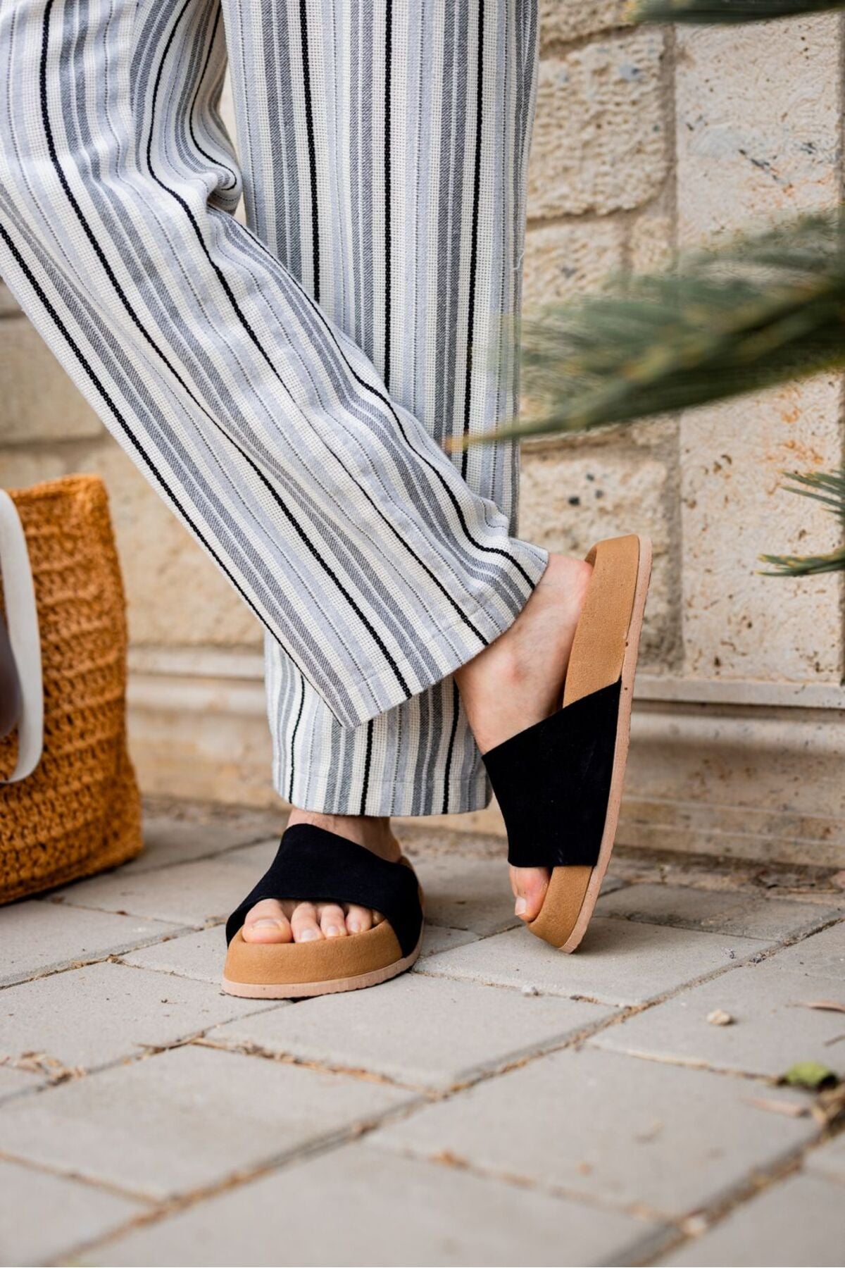 LUKKA SHOES Zanel Erkek Tek Yüz Bohem Mantar terlik