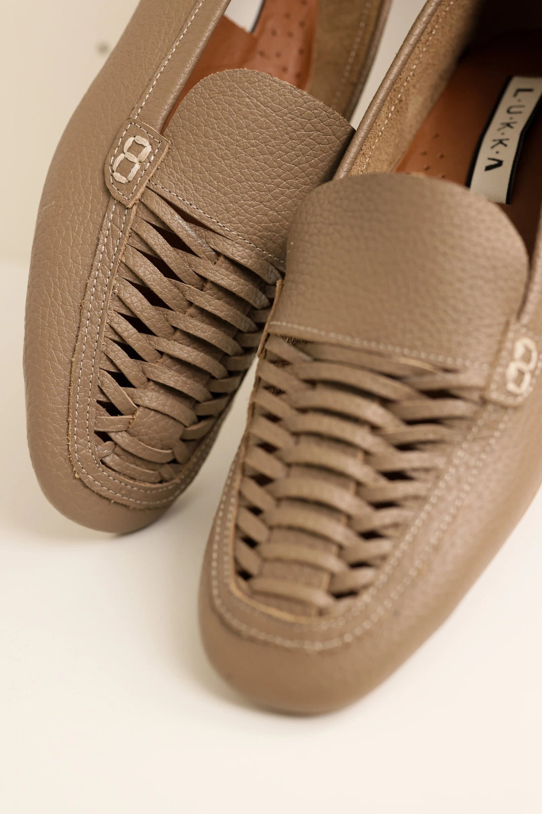 LUKKA SHOES Hakiki Deri Kadın Alvin Vizyon El yapımı Babet