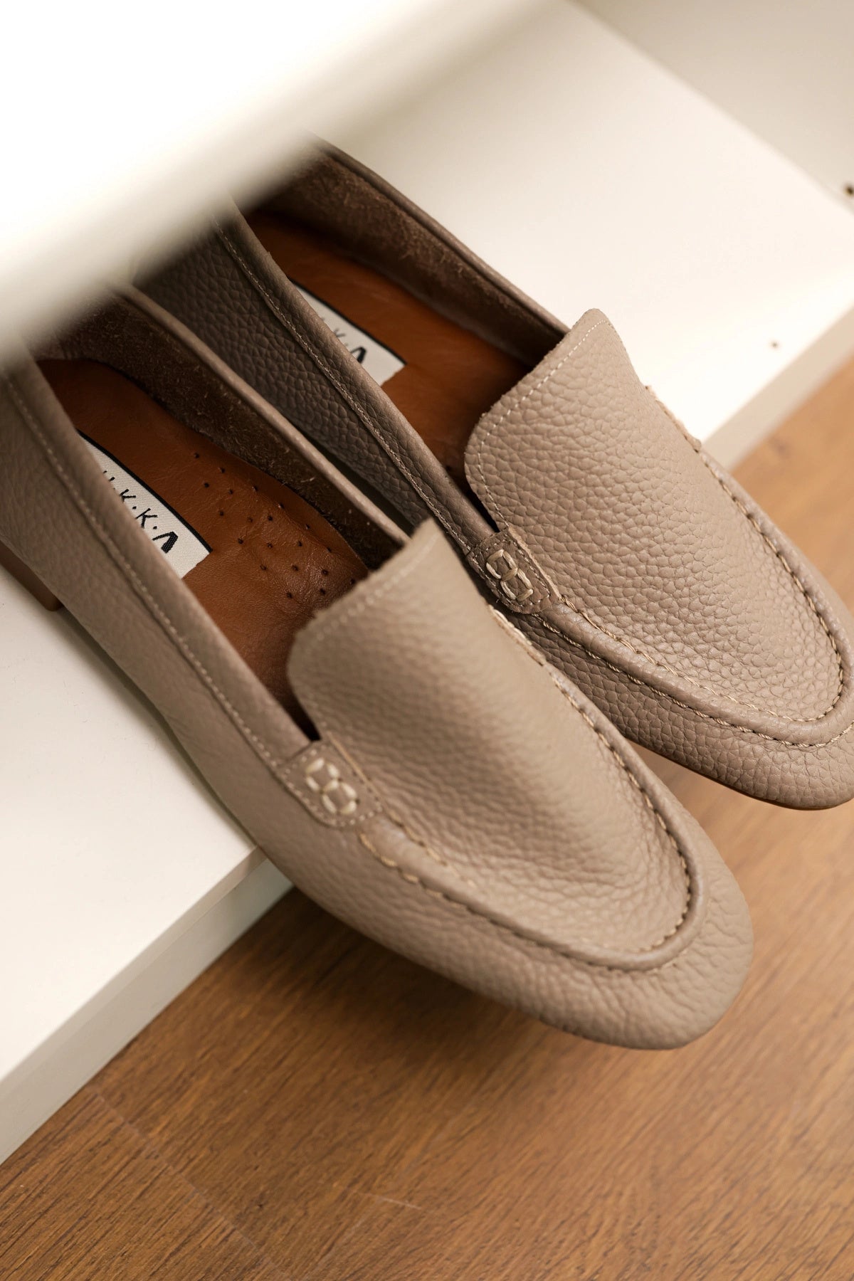 LUKKA SHOES Hakiki Deri Kadın Abay Vizyon Saraçlı Babet