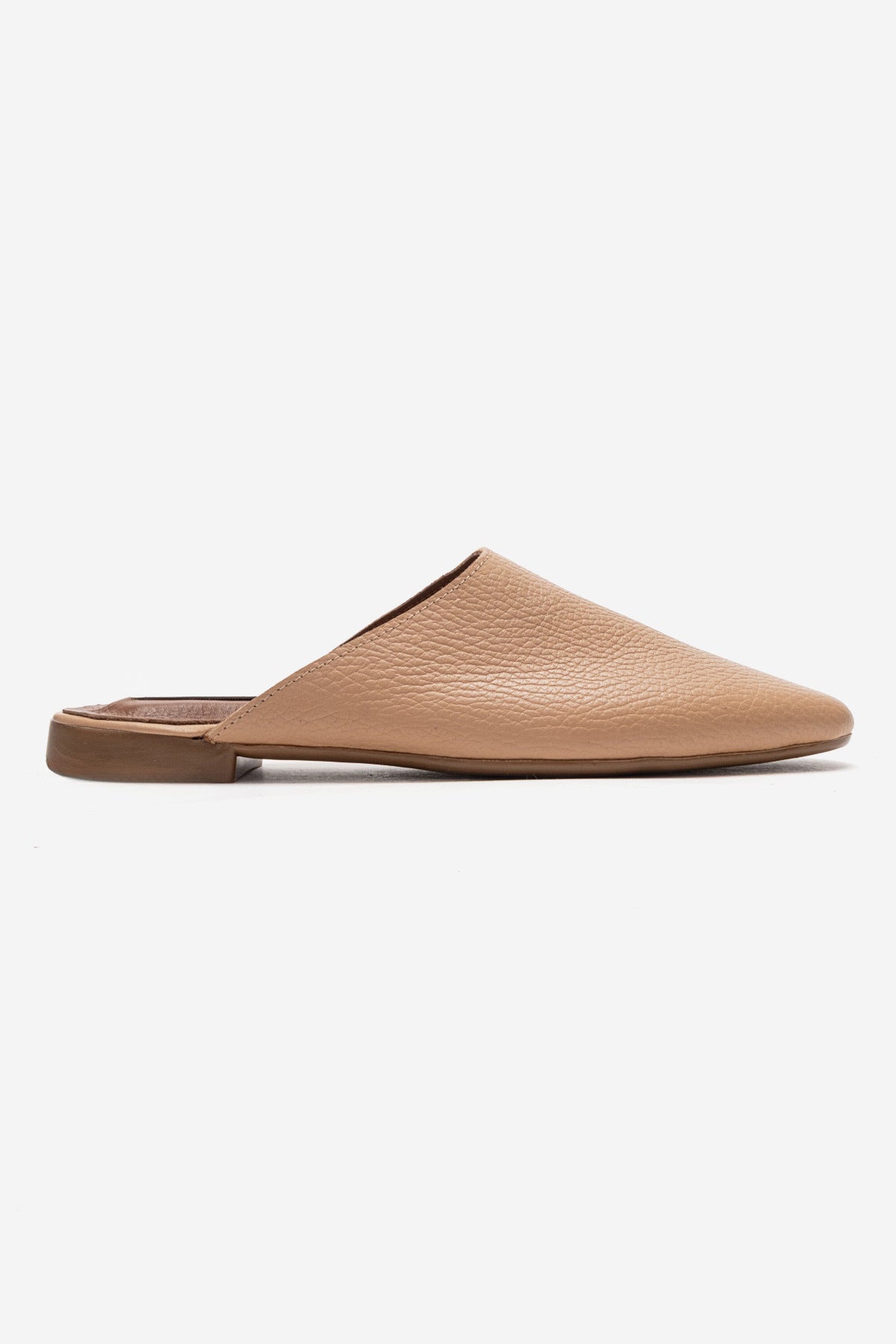 LUKKA SHOES Hakiki Deri Joyce Kadın Nude Sabo Terlik