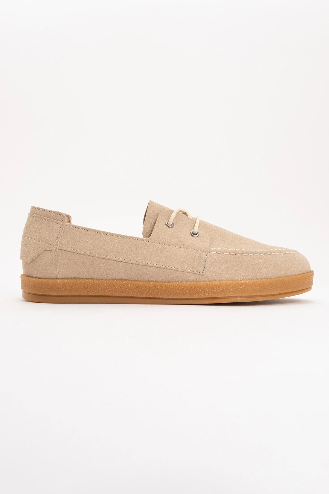 LUKKA SHOES Mary Erkek Bej Deri tozu Bağcıklı ayakkabı