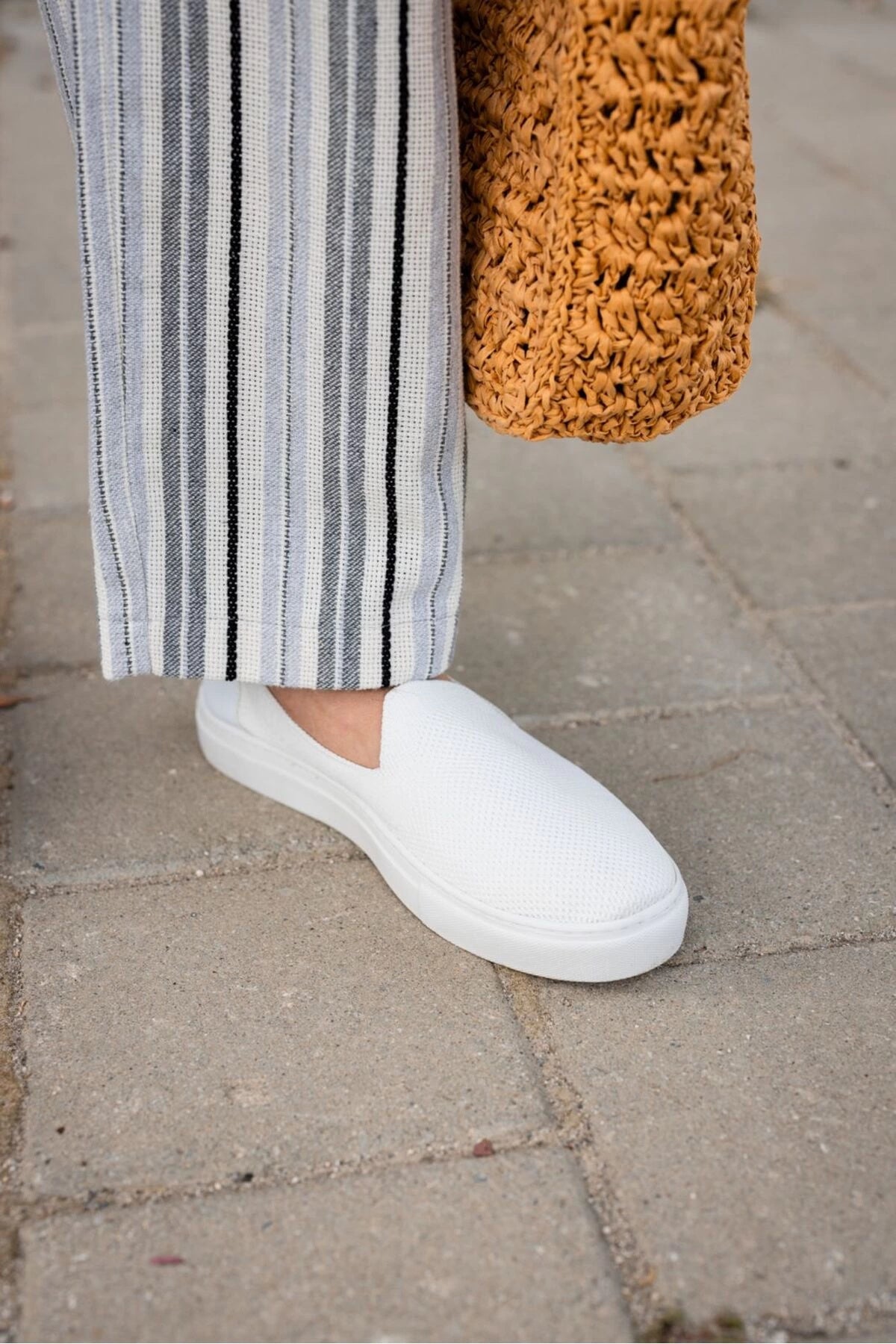 LUKKA SHOES Erkek Beyaz triko günlük ayakkabı