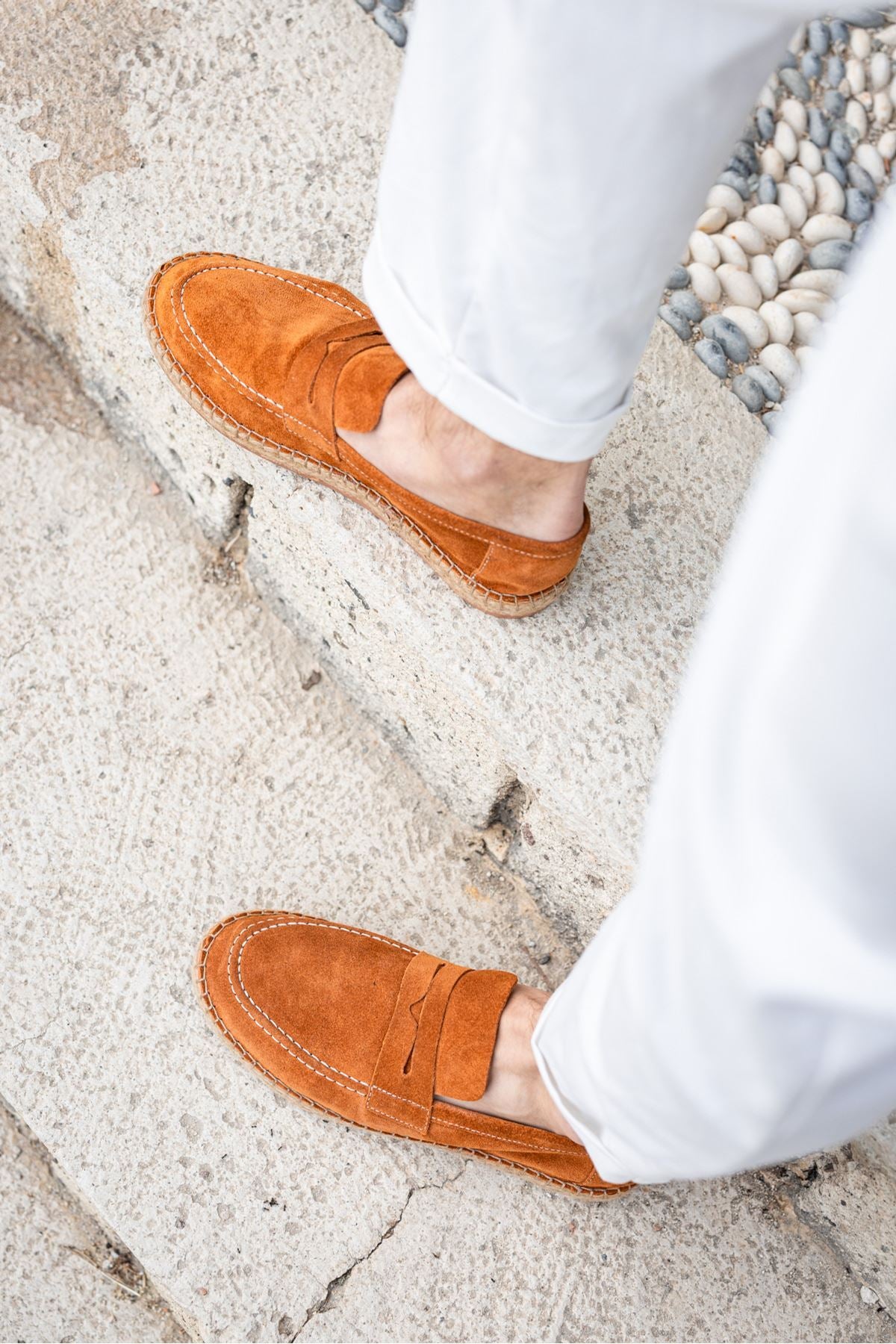 LUKKA SHOES Fleur Hakiki Deri Süet Tarçın LoaferEspadril