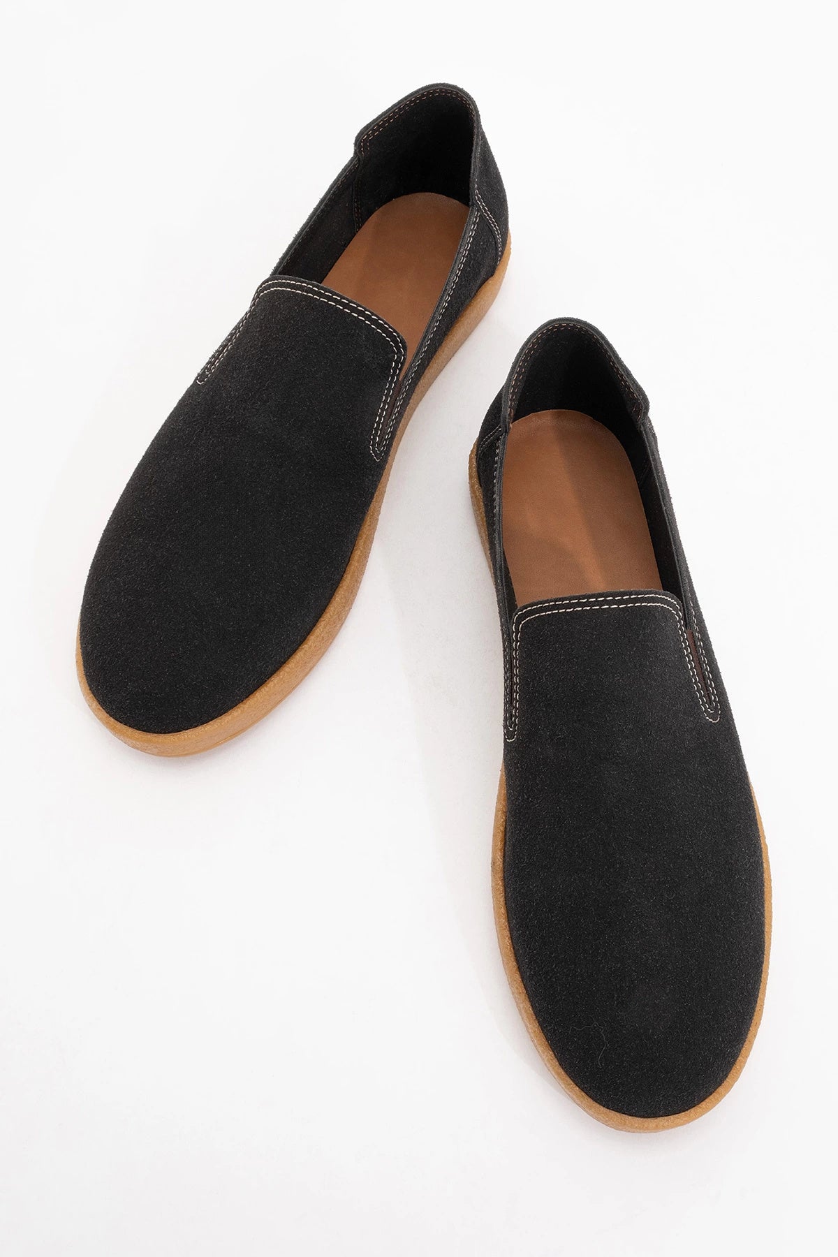 LUKKA SHOES Mira Erkek Siyah Deri tozu Lastikli ayakkabı