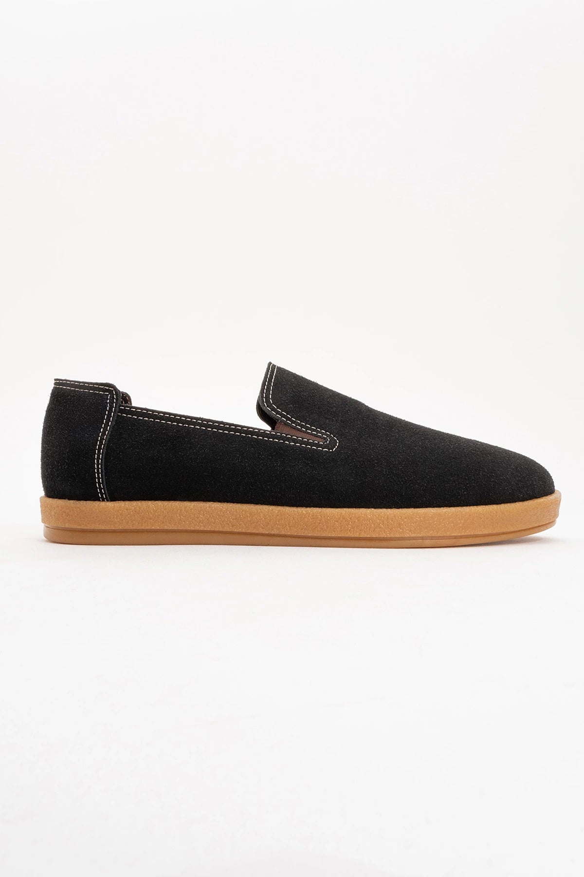 LUKKA SHOES Mira Erkek Siyah Deri tozu Lastikli ayakkabı