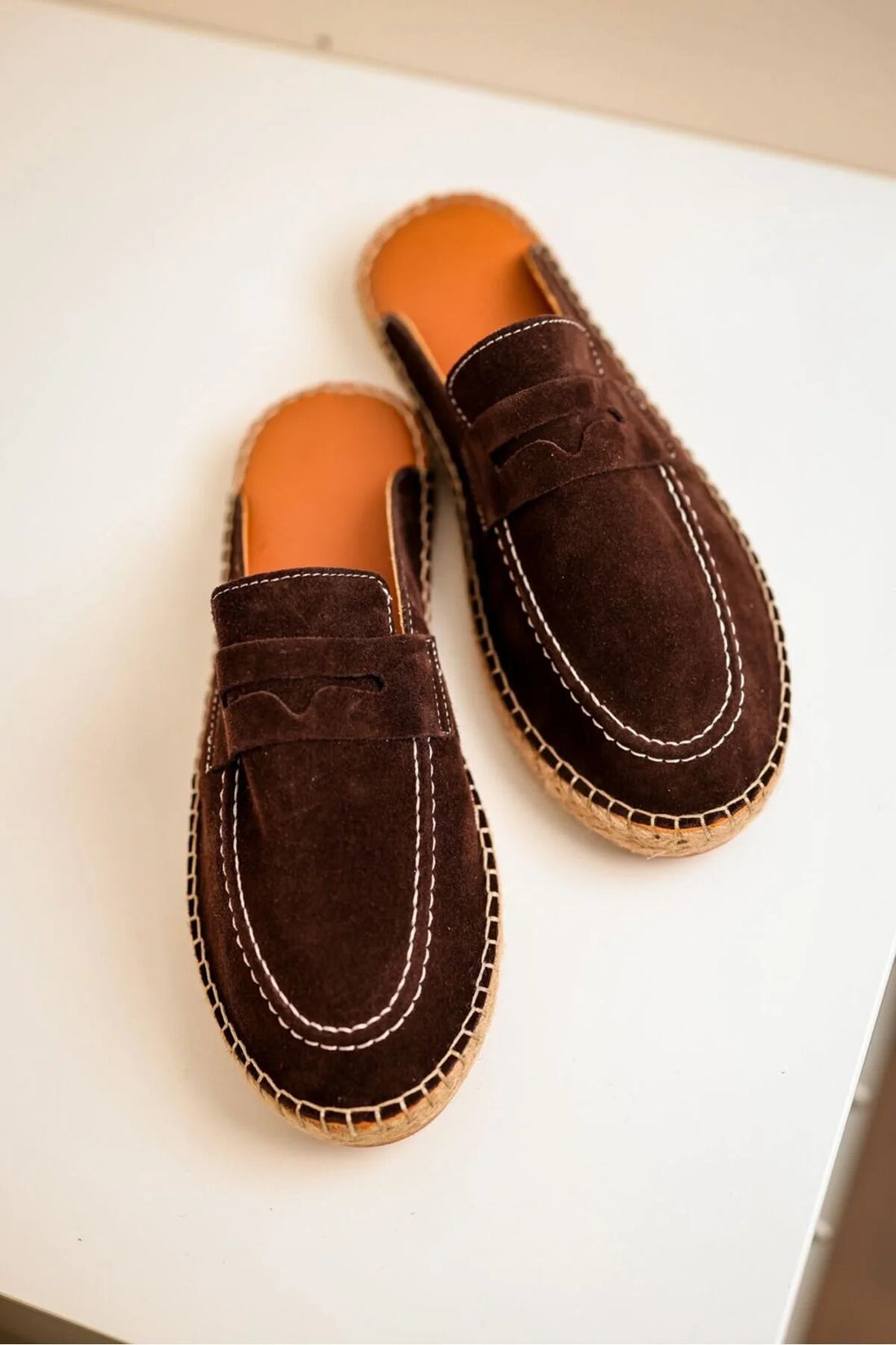 LUKKA SHOES Bloom Hakiki Deri Kahve Kauçuk taban terlik