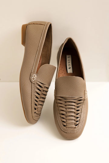 LUKKA SHOES Hakiki Deri Kadın Alvin Vizyon El yapımı Babet