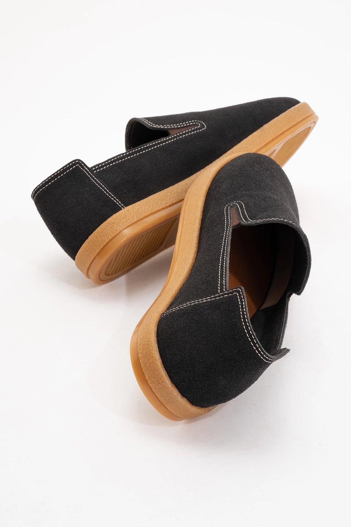 LUKKA SHOES Mira Erkek Siyah Deri tozu Lastikli ayakkabı