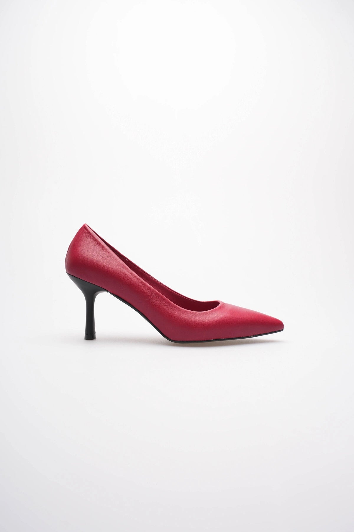 LUKKA SHOES Kadın Adal Kırmızı Hakiki Deri İç Dış 11cm Topuklu Stiletto