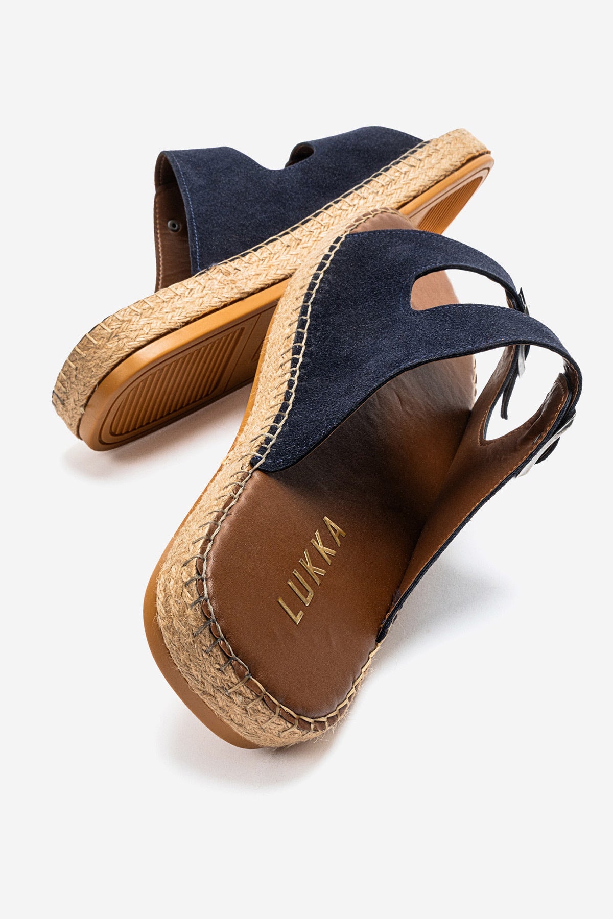 LUKKA SHOES Matti Bej Süet Tokalı Hafif Mantar Taban Erkek Terlik