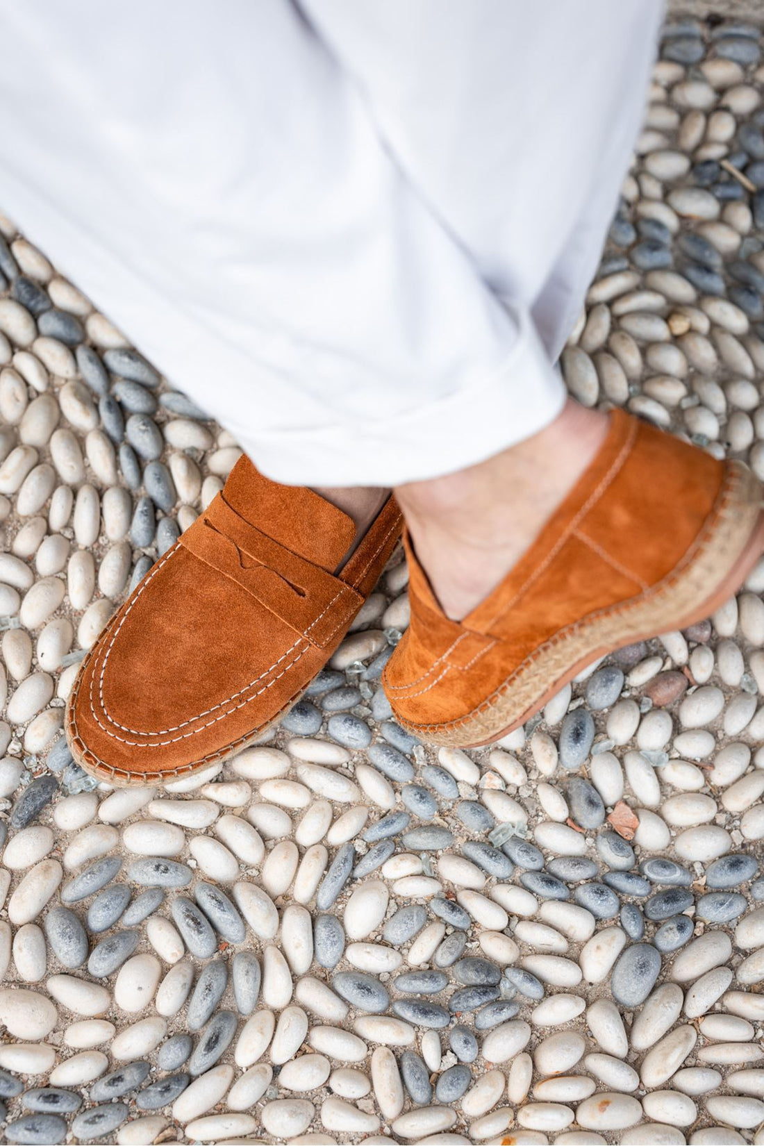 LUKKA SHOES Fleur Hakiki Deri Süet Tarçın LoaferEspadril