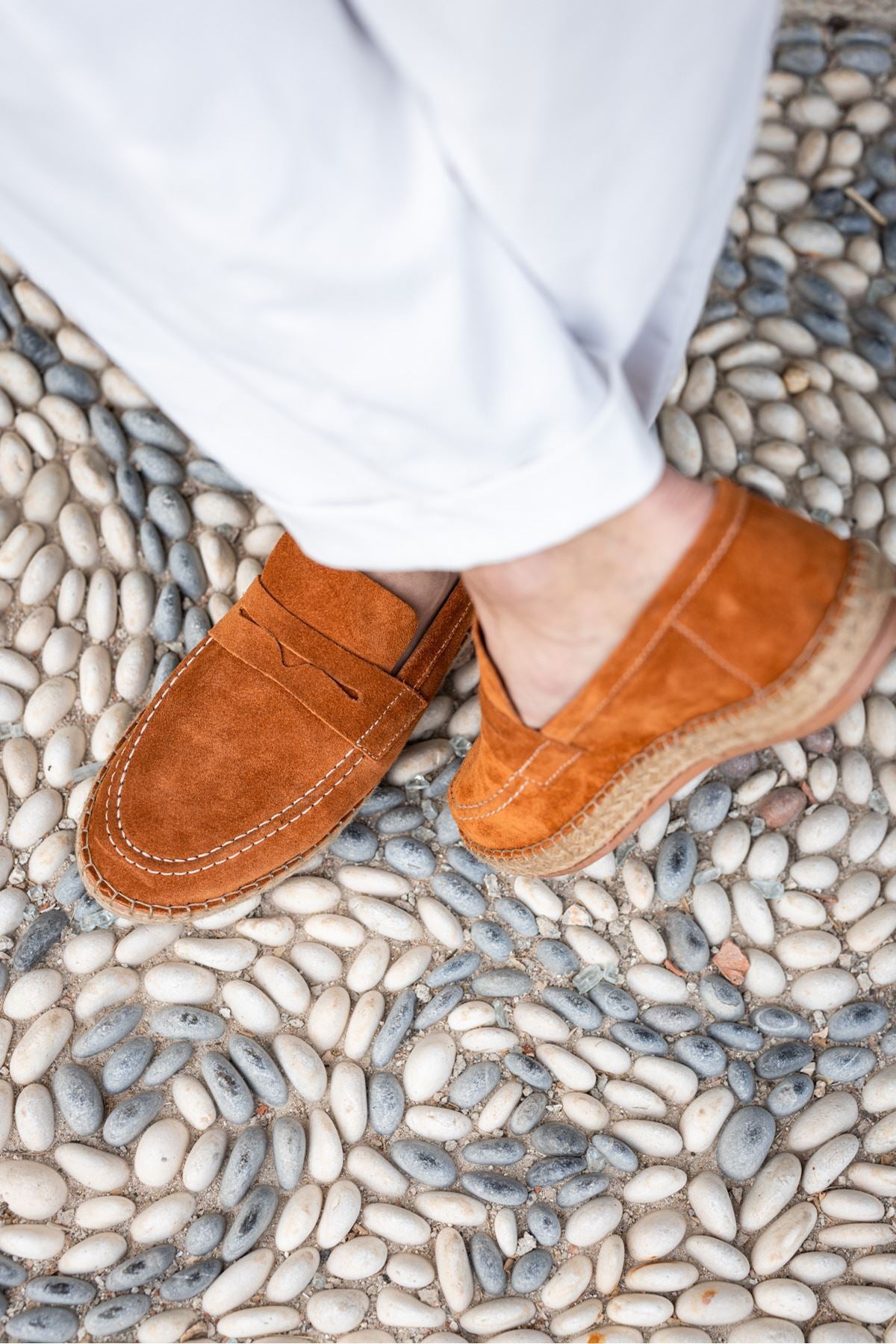 LUKKA SHOES Fleur Hakiki Deri Süet Tarçın LoaferEspadril