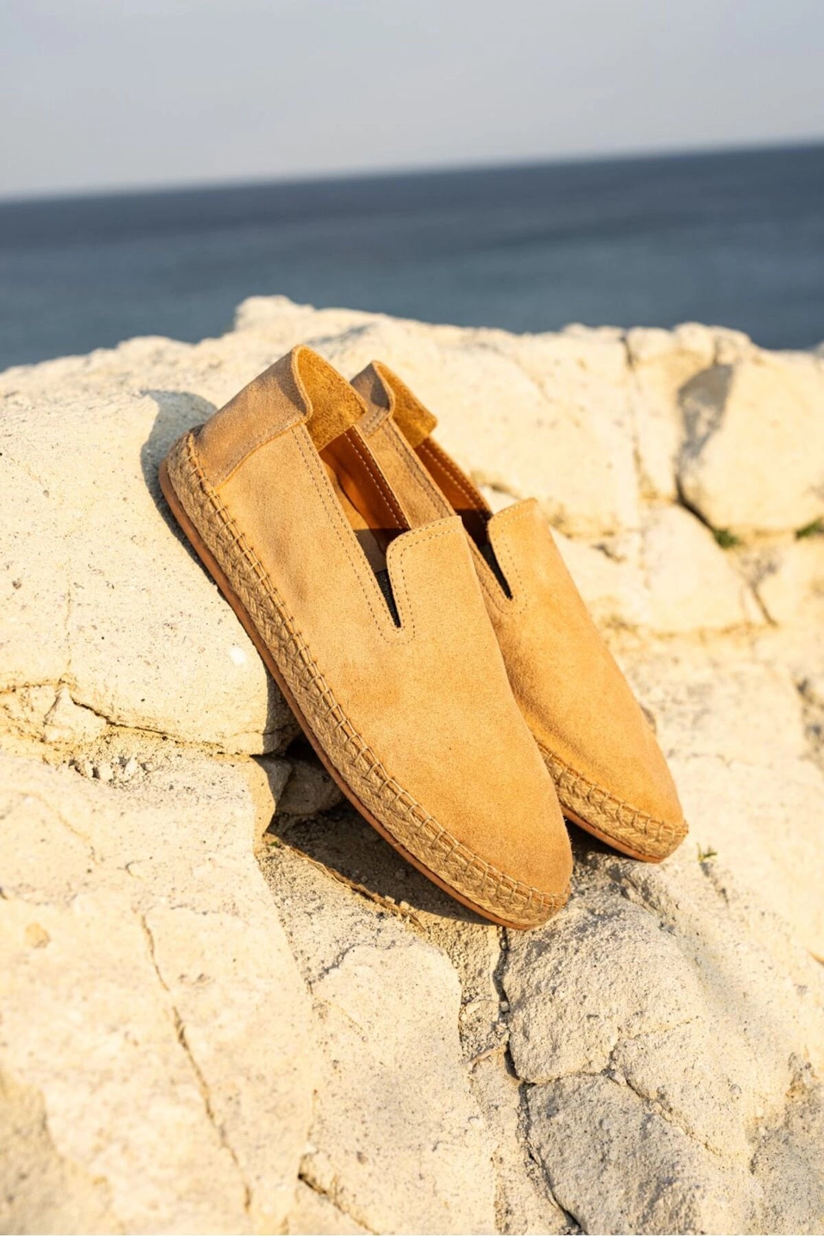 LUKKA SHOES Robert Bej Hakiki Deri El Yapımı Erkek Espadril
