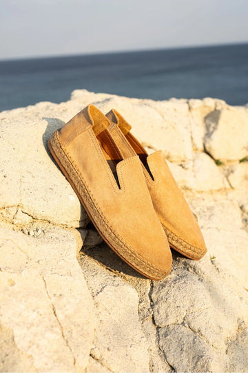 LUKKA SHOES Robert Bej Hakiki Deri El Yapımı Erkek Espadril