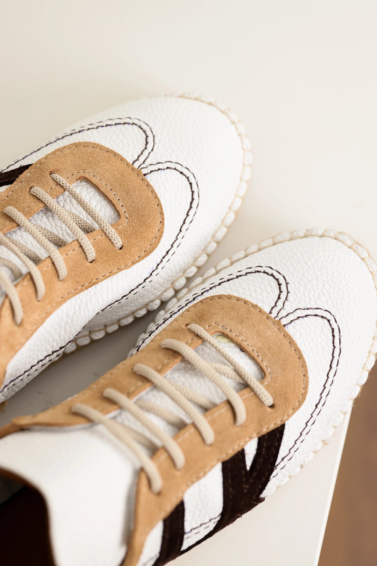 LUKKA SHOES Hakiki Deri Chester Beyaz Bağcıklı Spor Espadril