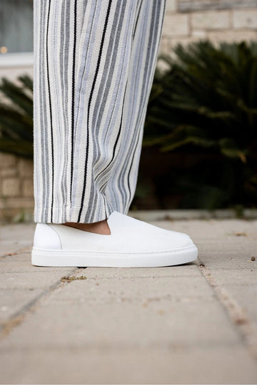 LUKKA SHOES Erkek Beyaz triko günlük ayakkabı