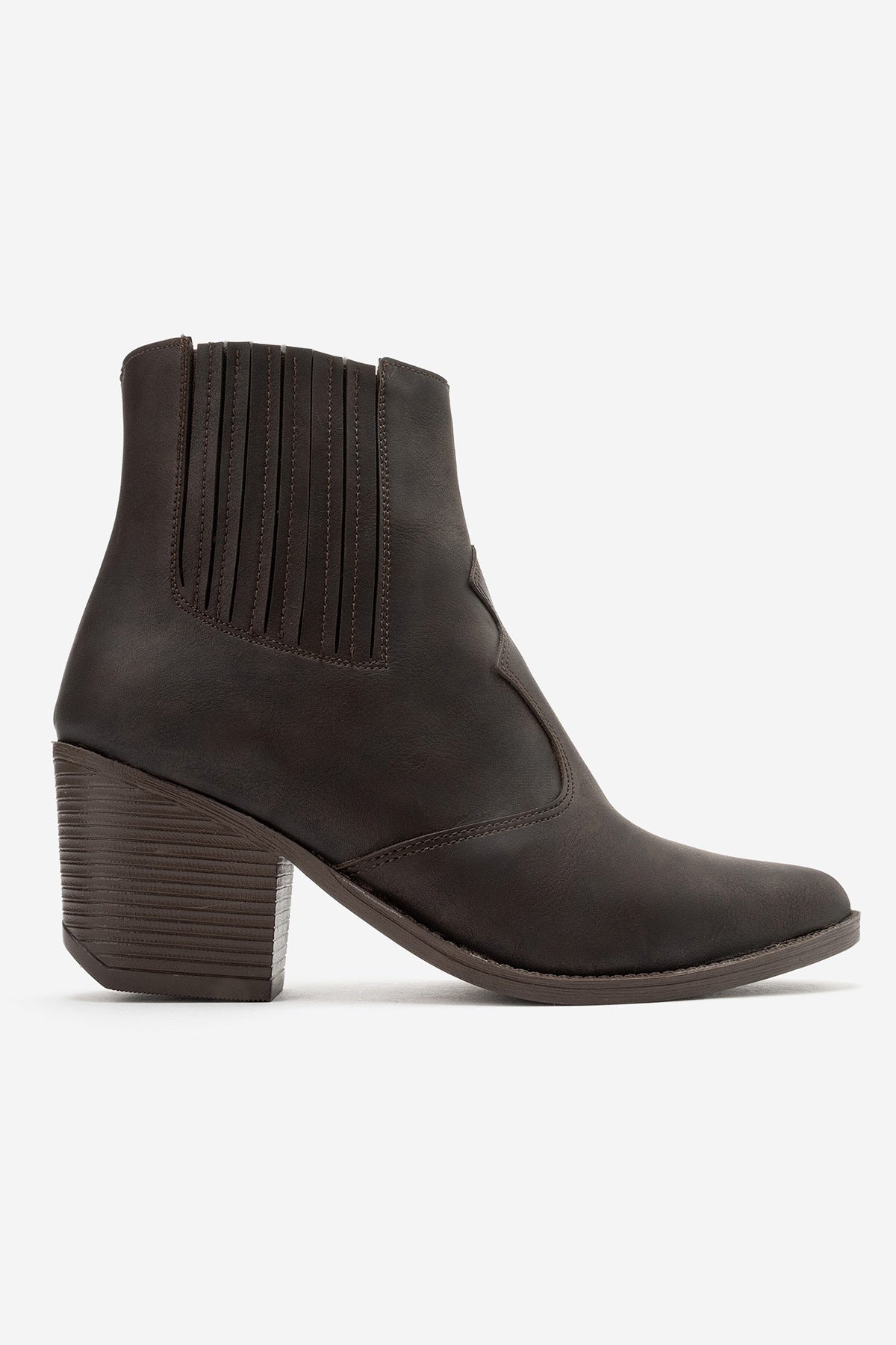 LUKKA SHOES Athena Kadın Acı Kahve Nubuk Western Dallas Bot