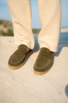 Erkek Hakiki Deri Haki Süet Loafer Erkek Hakiki Deri Haki Süet Loafer