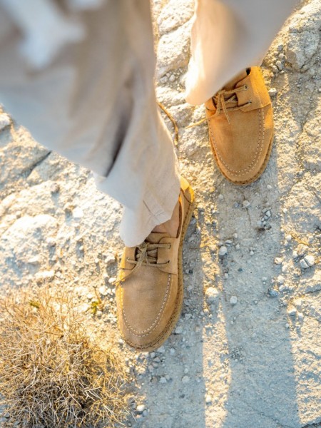 Fleur Hakiki Deri Bej Bağcıklı Espadril Fleur Hakiki Deri Bej Bağcıklı Espadril